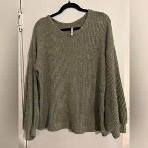 My Story Olive Knit Women's Sweater